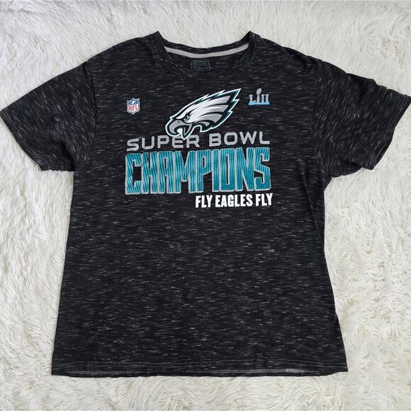 Philadelphia Eagles Super Bowl Champions Charcoal Gray T-Shirt Large - Picture 11 of 11